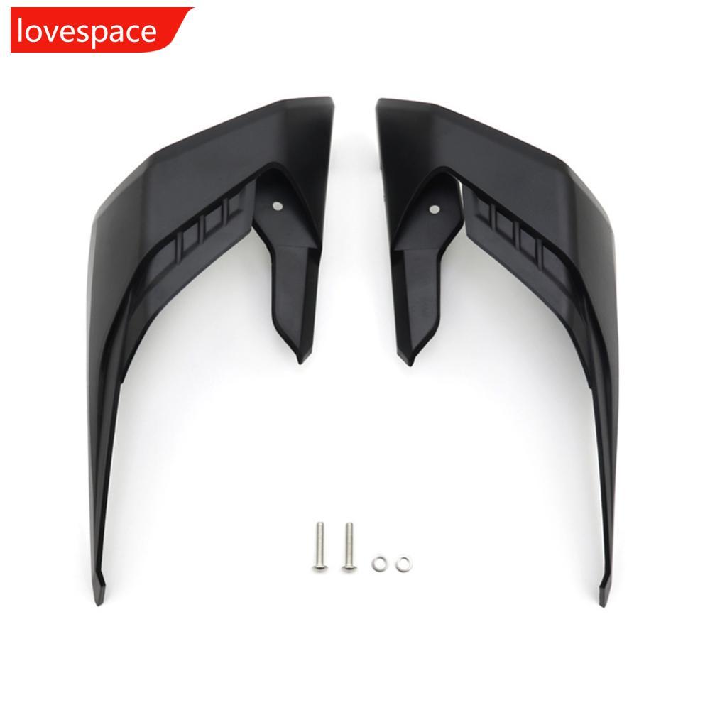 LOVESPACE 2 ชิ้นรถจักรยานยนต์ Wing Protector ลม Fairing Winglets Fin Trim สําหรับ Honda CB650R CB650