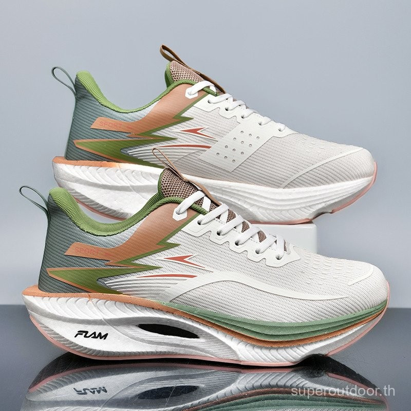 สไตล์ใหม่ Flight Burning 3 Professional รองเท้าวิ่งมาราธอนเต็มปาล์มคาร์บอนแผ่น Racing PB รองเท้าวิ่ง