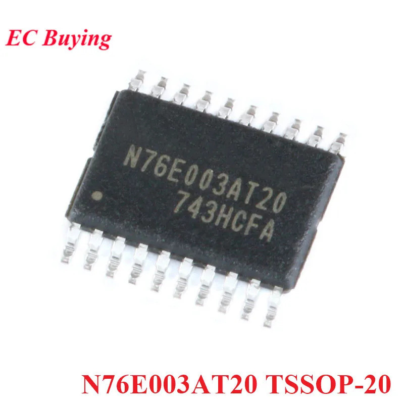 N76E003AT20 TSSOP-20 ใช้งานร่วมกับ STM8S003F3P6 STM8S003F3P6TR ชิป IC Controller ใหม่เดิม