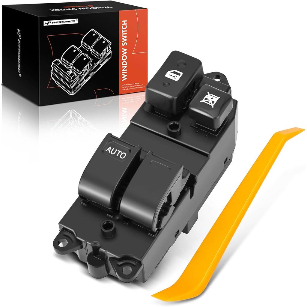 A-Premium สวิตช์กระจกไฟหลักด้านข้างเข้ากันได้กับรถกระบะ Toyota 1994 1995, Tacoma 1996-2000, T100 199