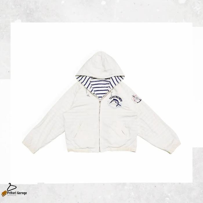 Zipper Hoodie Reversible Jacket ปลายทาง Sport Club Basic Stripe