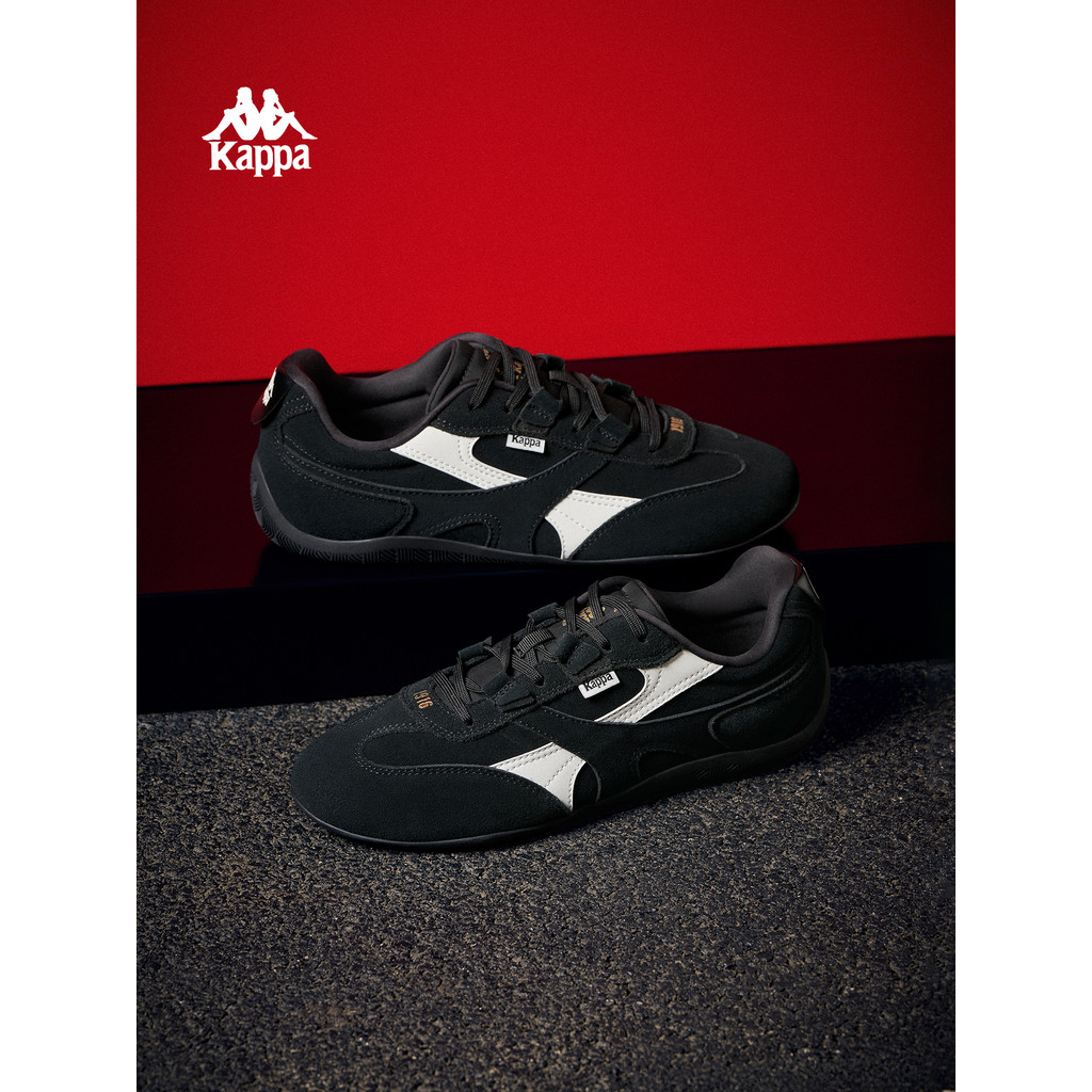 Kappa Racing รองเท้าผู้ชายสีดำจากเยอรมัน ออกแบบใหม่สำหรับอากาศเย็น ทรงสมัยและสวมใส่ง่าย