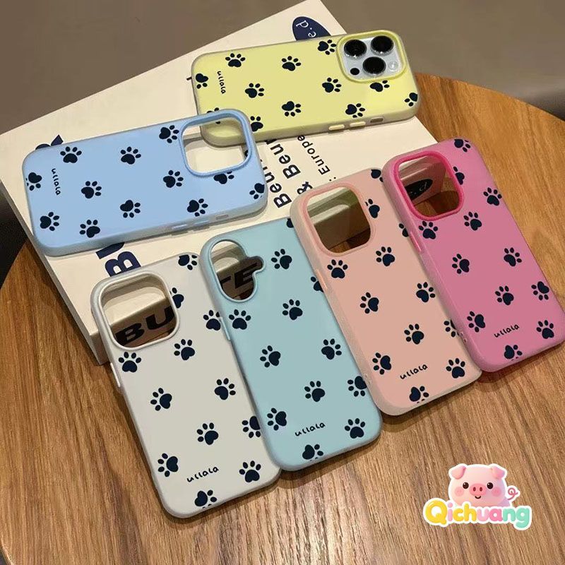 Paw พิมพ์ 2 ใน 1 เคสโทรศัพท์สําหรับ Realme หมายเหตุ 70 70T 60 60X 50 Narzo N63 N61 N55 N53 Q5i V23 V