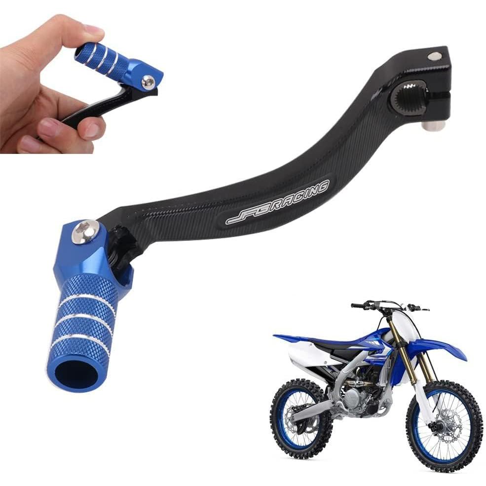 JFG Racing รถจักรยานยนต์พับเกียร์ Shifter Shift Lever เหยียบ CNC สําหรับ YZ65 2018 2020-2024 YZ85 20