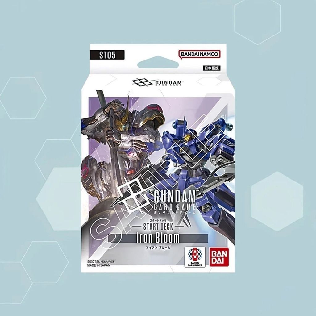 Gundam Card ST05 Battle ชุดการ์ดพื้นฐานจีนตัวย่อ ST05-Tiehua Bloom Babatos Gundam Pre-Set