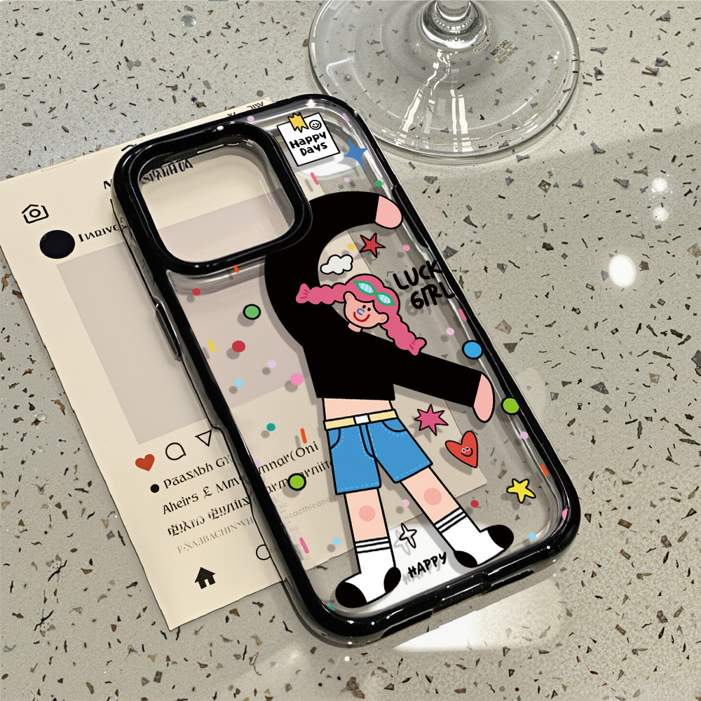 เคสโทรศัพท์ for iPhone 13 11 15 16 Pro Max Case iPhone 11 12 14 17 Pro Max 13 15 Pro 17 Air Acrylic 2 in 1 อะคริลิค ราคา ถูกที่สุด ดีลบีเคเค แกลเลอรีภาพที่ 2