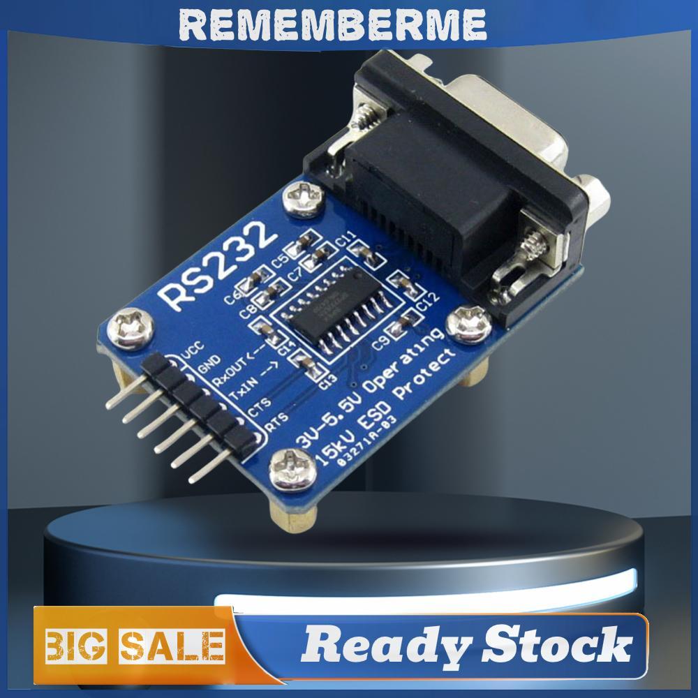Waveshare RS232 SP3232 โมดูล 3V-5.5V RS232 ถึง TTL Serial Strip สาย Serial ถึง TTL Converter DB9 ถึง