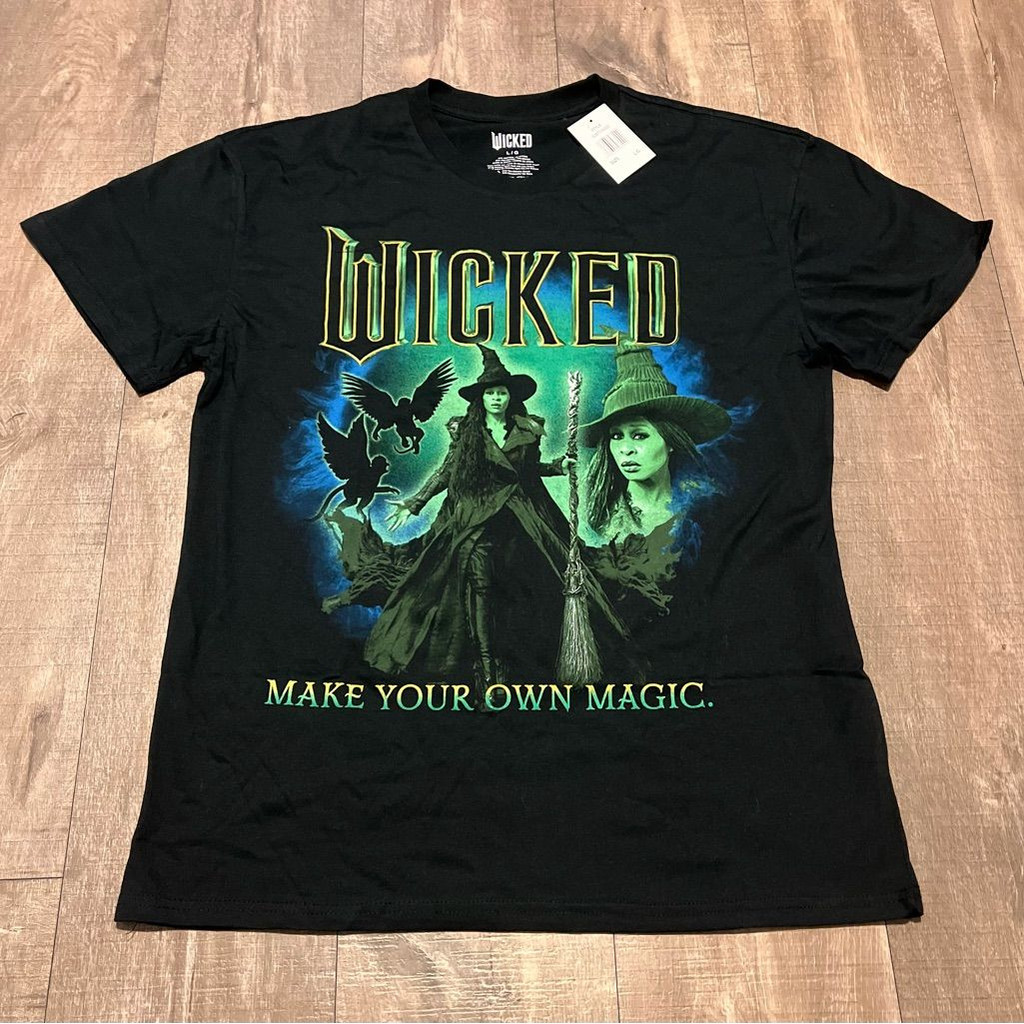 เสื้อยืดแขนสั้นคอกลมผ้าฝ้าย 100% สําหรับผู้ชายพร้อมพิมพ์ภาพยนตร์ Fiyero Musical