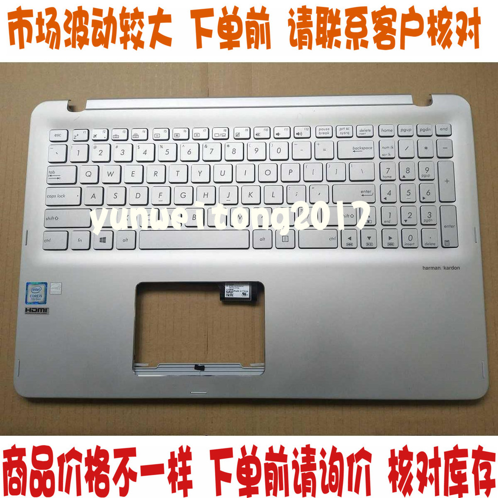 เคส ASUS ASUS Q504U Q524U UX560 ดั้งเดิมพร้อมลําโพงทัชแพดคีย์บอร์ด