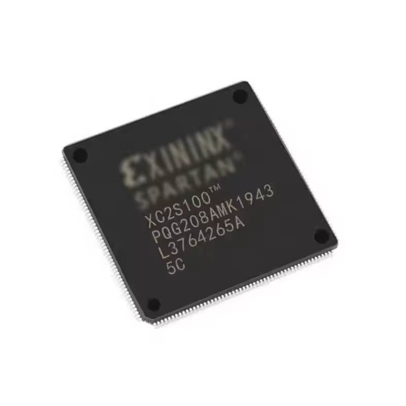XC2S100-5PQG208C QFP208 ส่วนประกอบอิเล็กทรอนิกส์ของแท้ชิปวงจรรวมใหม่เอี่ยม