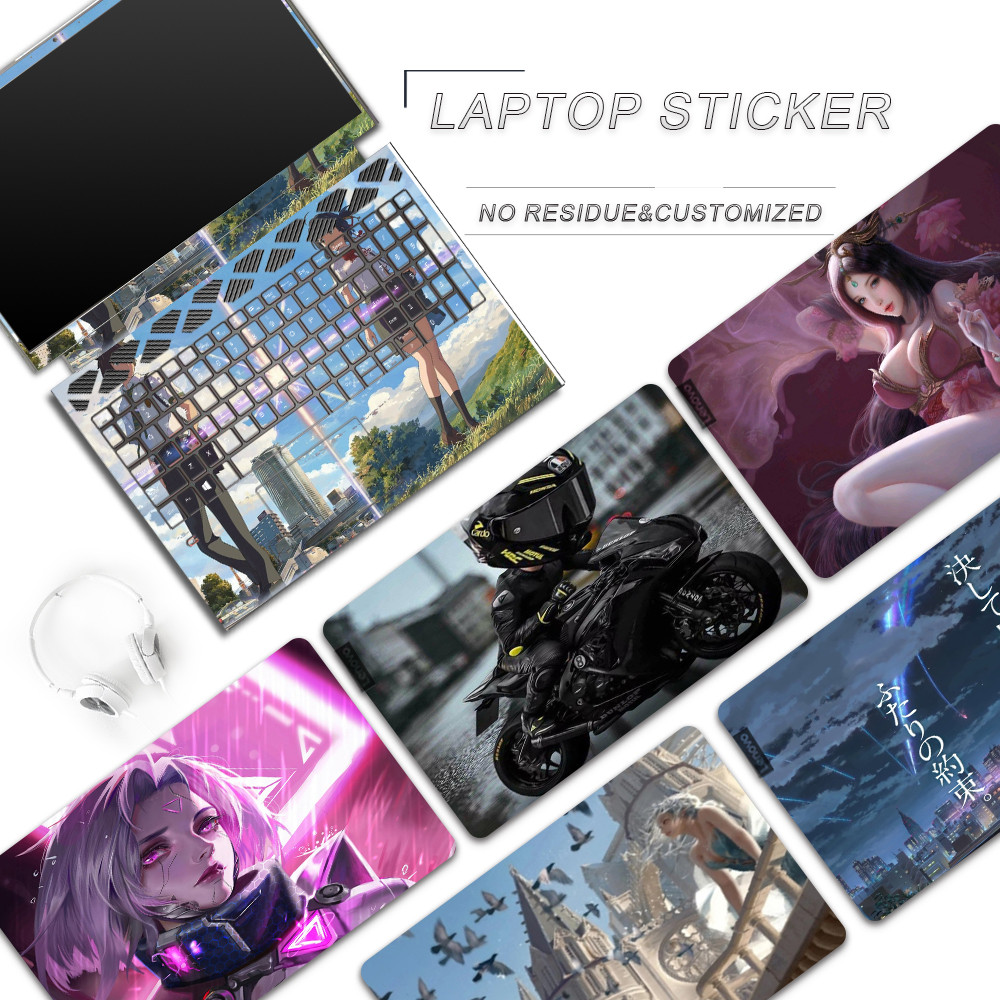 Lenovo Yoga Slim 7 14ILL10 ไม่มีสารตกค้างคอมพิวเตอร์แล็ปท็อปผิวไวนิลสติกเกอร์โน้ตบุ๊คสําหรับ 11/12/13/14/15/16/17 นิ้ว Universal Dedicate ป้องกันฟิล์ม Aniti-scratched