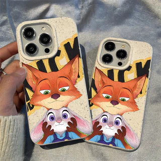 เคสไอโฟน11 ซูมหัวกระต่ายสุนัขน่ารักย่อยสลายได้นุ่มสำหรับ iPhone 17 16 13 11 12 15 14 Pro Max 7Plus 8 15 16 6s Plus XR X