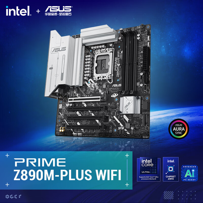 เหมาะสําหรับ Asus PRIME Z890M-PLUS WIFI รองรับ CPU 285K/265K/265KF/245KF NWFK