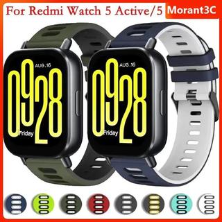 22มม.20มม.ซิลิโคนสําหรับRedmiนาฬิกา5 Active HuaweiนาฬิกาGT5/4 46มม.สร้อยข้อมือสายรัดข้อมือสําหรับRedmiนาฬิกา5 Liteอุปกรณ์เสริม