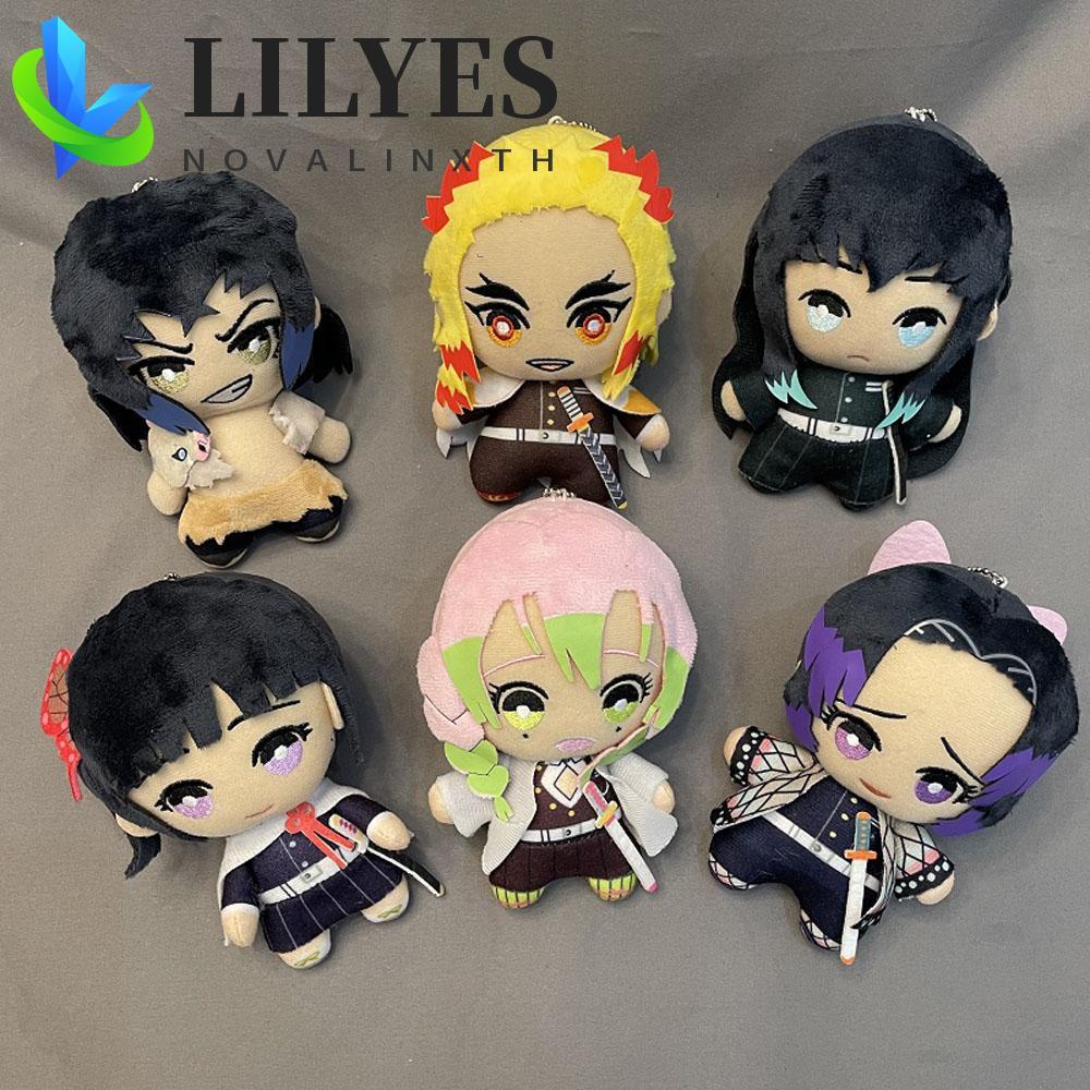 LILYES ตุ๊กตาของเล่น Zenitsu ญี่ปุ่นอะนิเมะ Kyoujurou Inosuke Giyuu Tanjirou ตุ๊กตาเครื่องประดับ