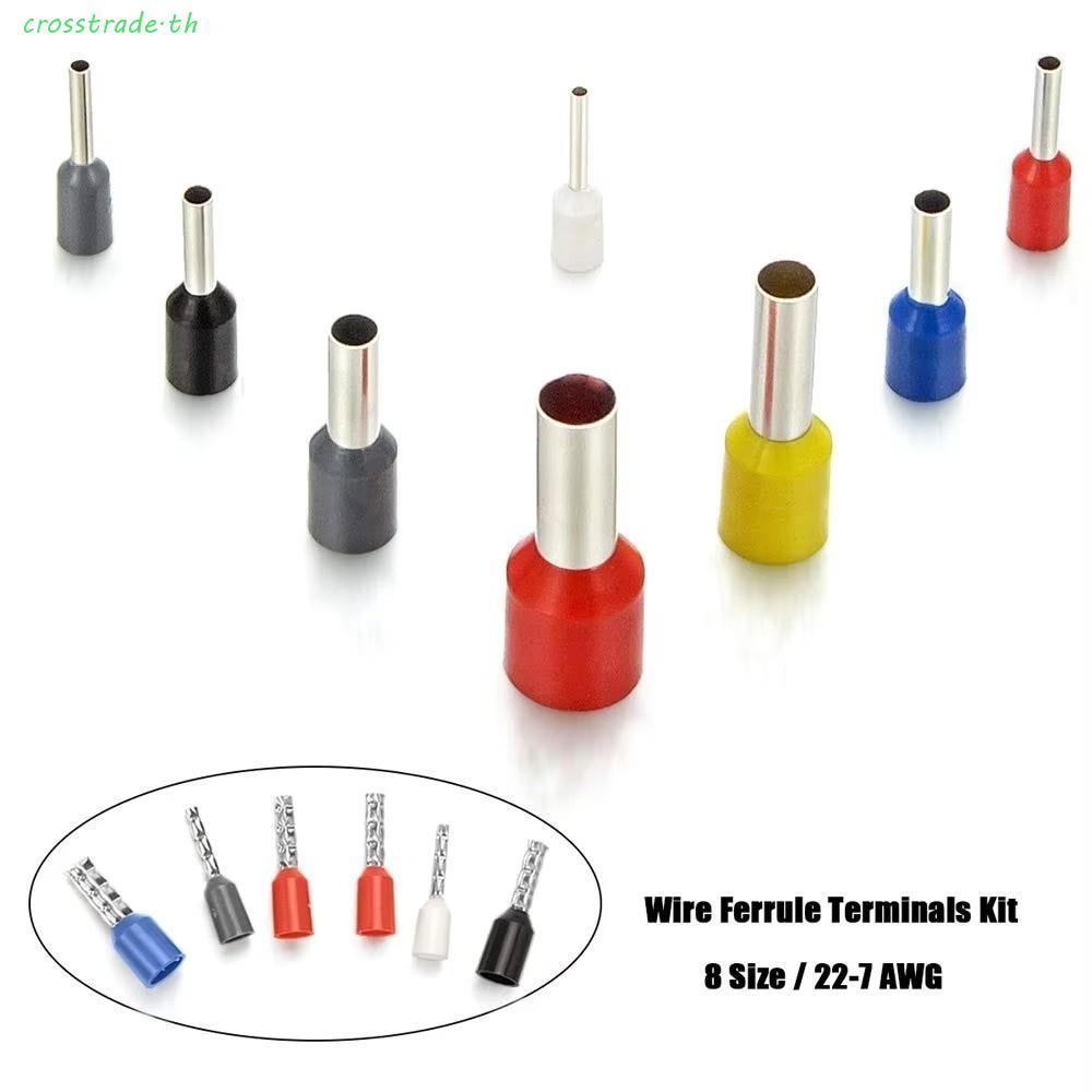 CROSSTRADE Termin Spade Connectors, ขั้วต่อสายไฟเหล็กคาร์บอนไฟฟ้า CRIMP Terminals, ฉนวนลวด CRIMP Ter