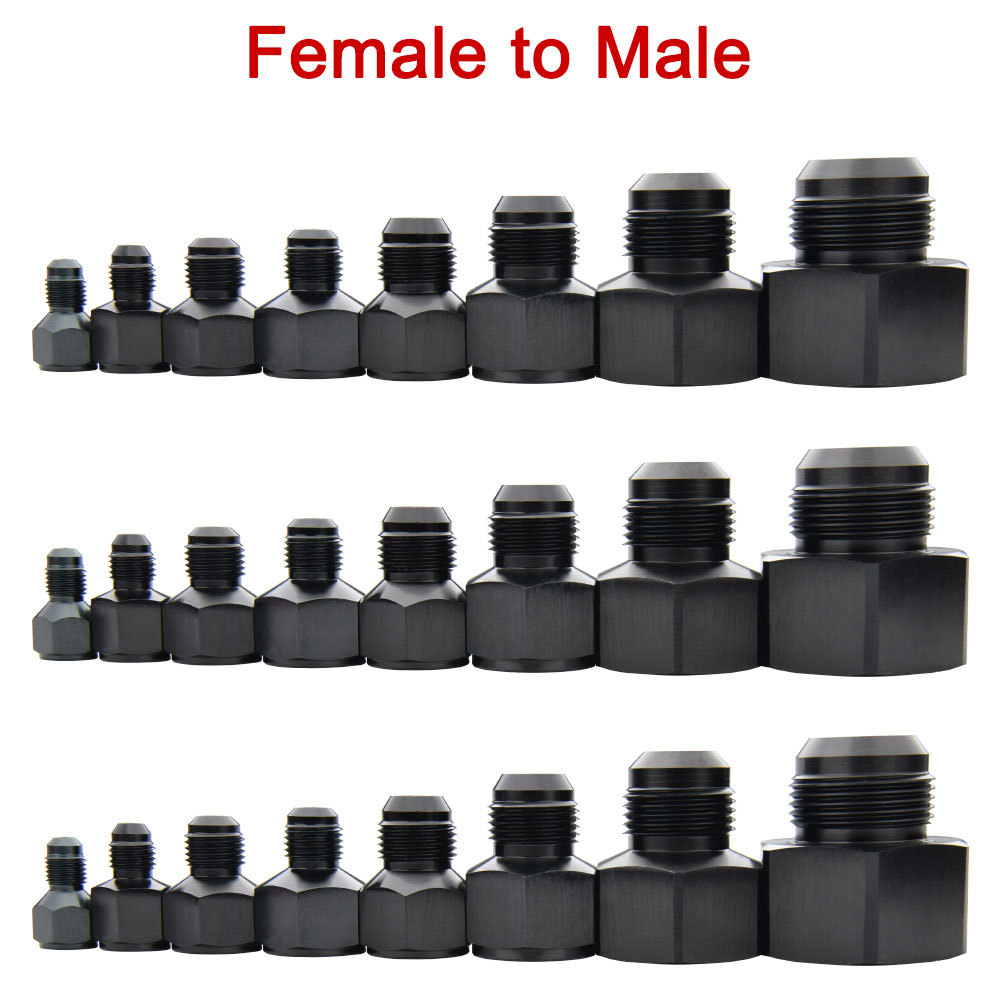 อะแดปเตอร์ข้อต่อขยายลดAN3 AN4 AN6 AN8 AN10 AN12 AN16 AN20 เกลียวตัวเมีย เป็น ออกเกลียว ฟิตติ้ง ใช้กั