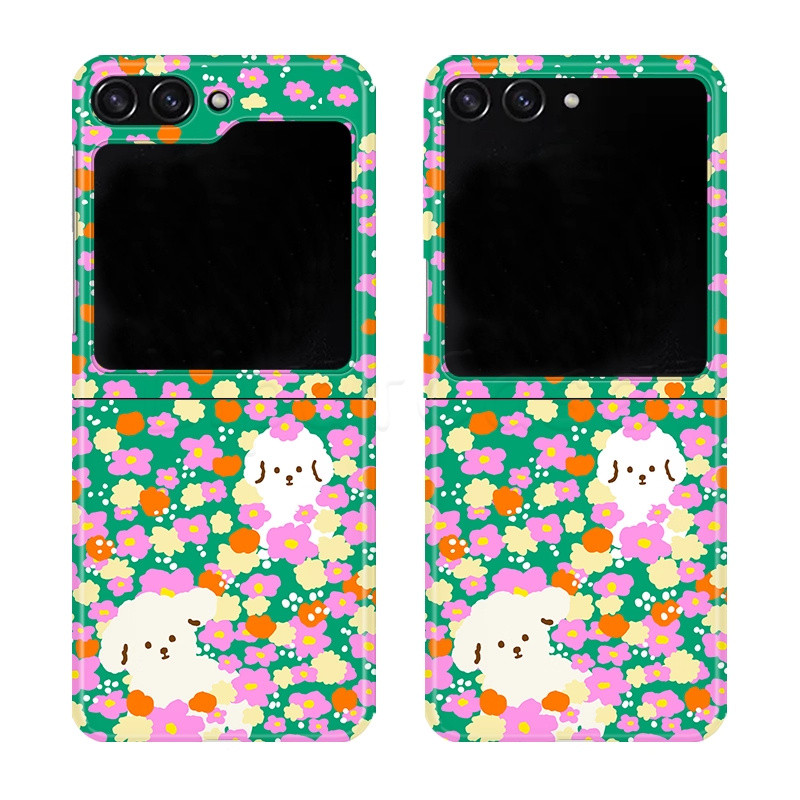 Softcase Casing Samsung Z Flip 7 6 5 4 3 2 & Case Oppo Find N3 N2 Flip Casing hp Folding Cute Aesthe
