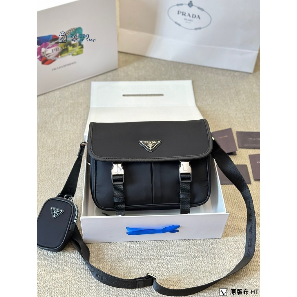 Fashion P-men Classic Shoulder Messenger Bag Fashion Shopping (พร้อมกล่อง) B5TP 6a3