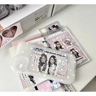 ส่งจากไทย เคสโทรศัพท์รุ่น16 ลายดาวสีฟ้าขาว สไตล์อิน เคสใสแบบด้าน For IPhone17 16 13 11 12 14 15ProMAX XR XSMAX 6/7/8PLUS