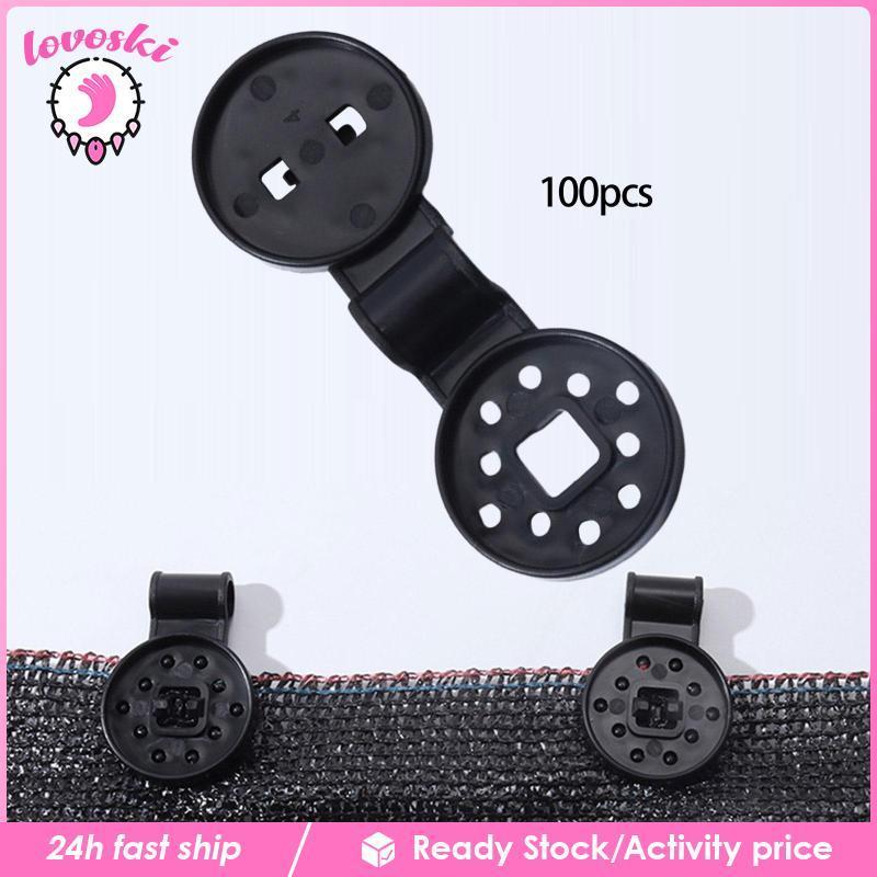 [Lovoski] เรือนกระจก Sun Shade คลิปทนทานผ้า PP ตาข่าย Clamp Sun Protection ยึดสําหรับ Backyard การเก