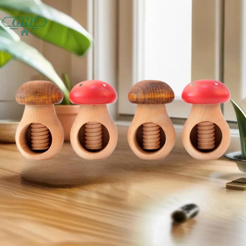 [GKP] Nutcracker เห็ดรูปเครื่องมือห้องครัวมัลติฟังก์ชั่นสําหรับการแตกร้าวง่ายแหนบอ่อนนุชแบบปรับได้สํ