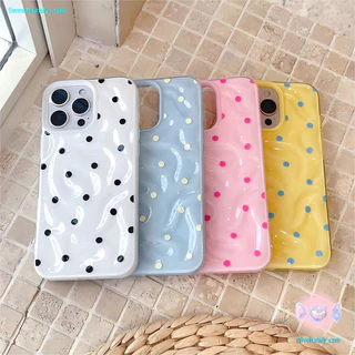 เคสของมาใหม่ เคสสำหรับไอโฟน17 ลายจุดสีสันสดใส เคสนิ่มครอบอุกกาบาต For IPhone17 16Pro MAX 11 12 13 6/7/8 14 15PLUS XR XS