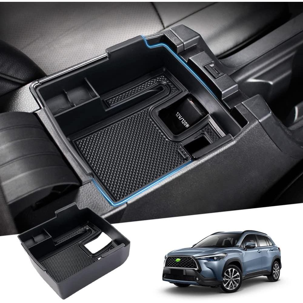 Karltys Compatible with Center Console Organizer Toyota Corolla 2019-2026/ Corolla Cross 2022-2026 A
