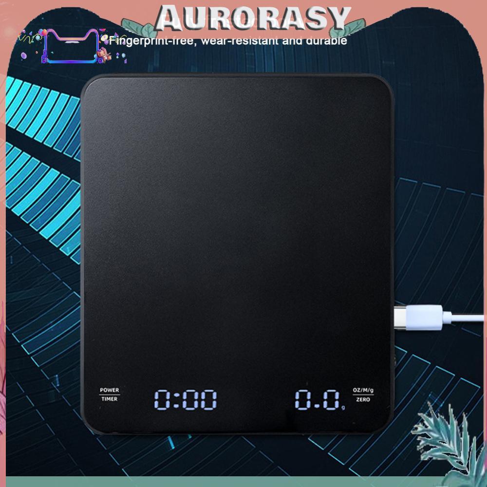 [AS] Coffee Scale with Timer Portable Digital Kitchen Scale for Kitchen Use (Basic)