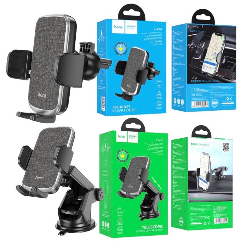 HOCO CA95 CA94 Car Holder ที่วางโทรศัพท์ ที่จับมือถือ ที่วางมือถือ ที่ยึดโทรศัพท์ติดรถยนต์ ที่จับโทรศัพท์ พกพาไปไหนก็ได้