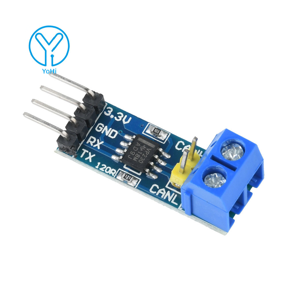 YoHi DC 3-3.6V SN65HVD230DR VP230 โมดูลไดร์เวอร์ CAN Transceiver โมดูลการสื่อสารสําหรับมอเตอร์/UPS ค