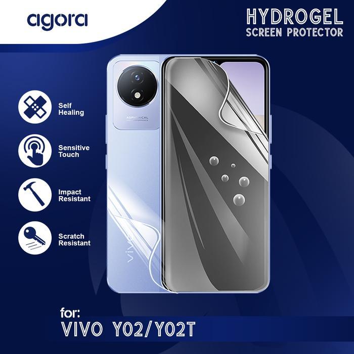 LAYAR Anti-Scratch Hydrogel สําหรับ Vivo Y02, Y02T Hydrogel SCREEN ฟิล์มกันรอย - ANTI SPY, FULL SCRE
