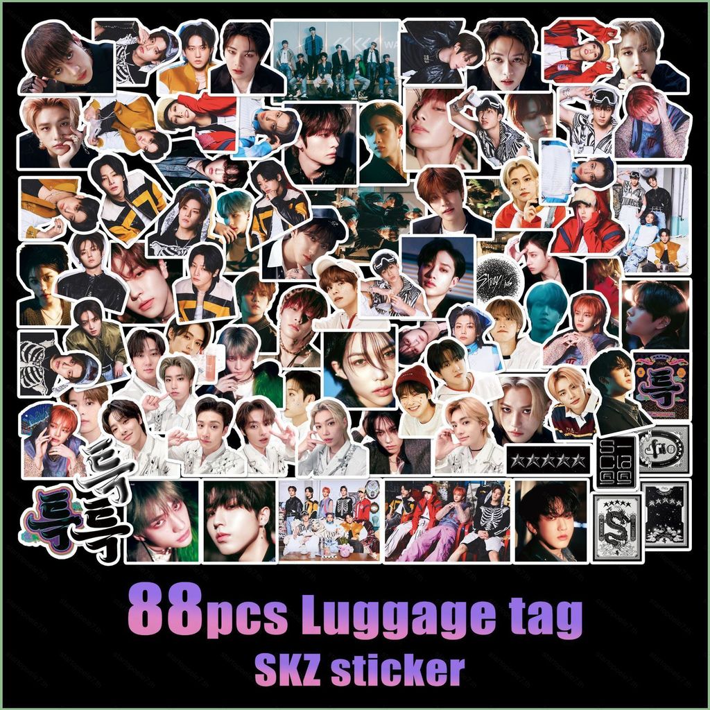 88PCS StrayKids 5-STAR Hwang Hyun Jin Bang Chan Min Ho Chang Bin สติ๊กเกอร์กันน้ําบัญชีแยกประเภท