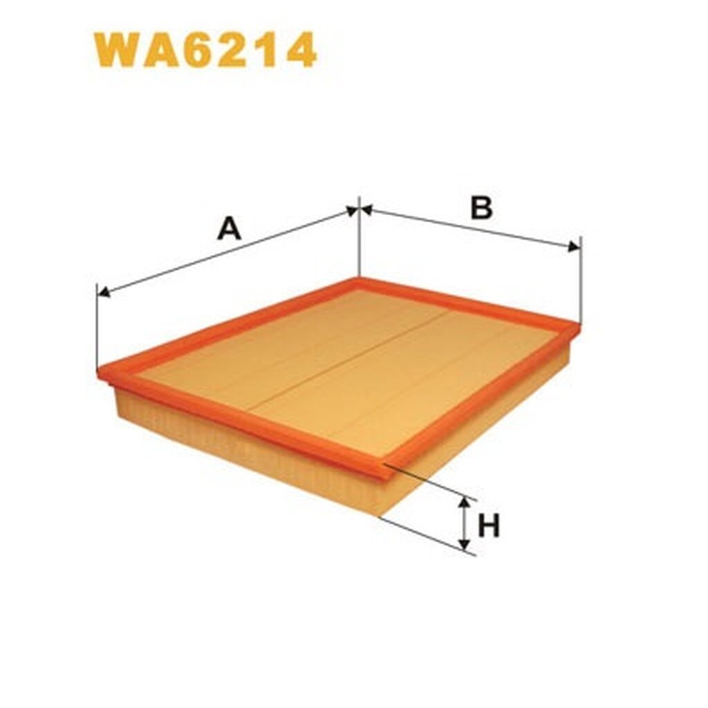 กรองอากาศ CHEVROLET ZAFIRA F75 1.8 1999-2005 X18XE Z18XE 1.8 16V. WIX