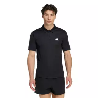 adidas Gym & Training เสื้อโปโล WORKOUT ESSENTIALS BASE ผู้ชาย สีดำ KA3563