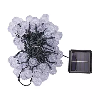 [สินค้ายอดนิยม] ไฟตกแต่ง SOLAR LED ไฟลูกแก้ว 50/100LED โซล่าเซลล์ ไฟตกแต่งสวนและกลางแจ้ง ประหยัดไฟมาก ทนแดด ทนฝน