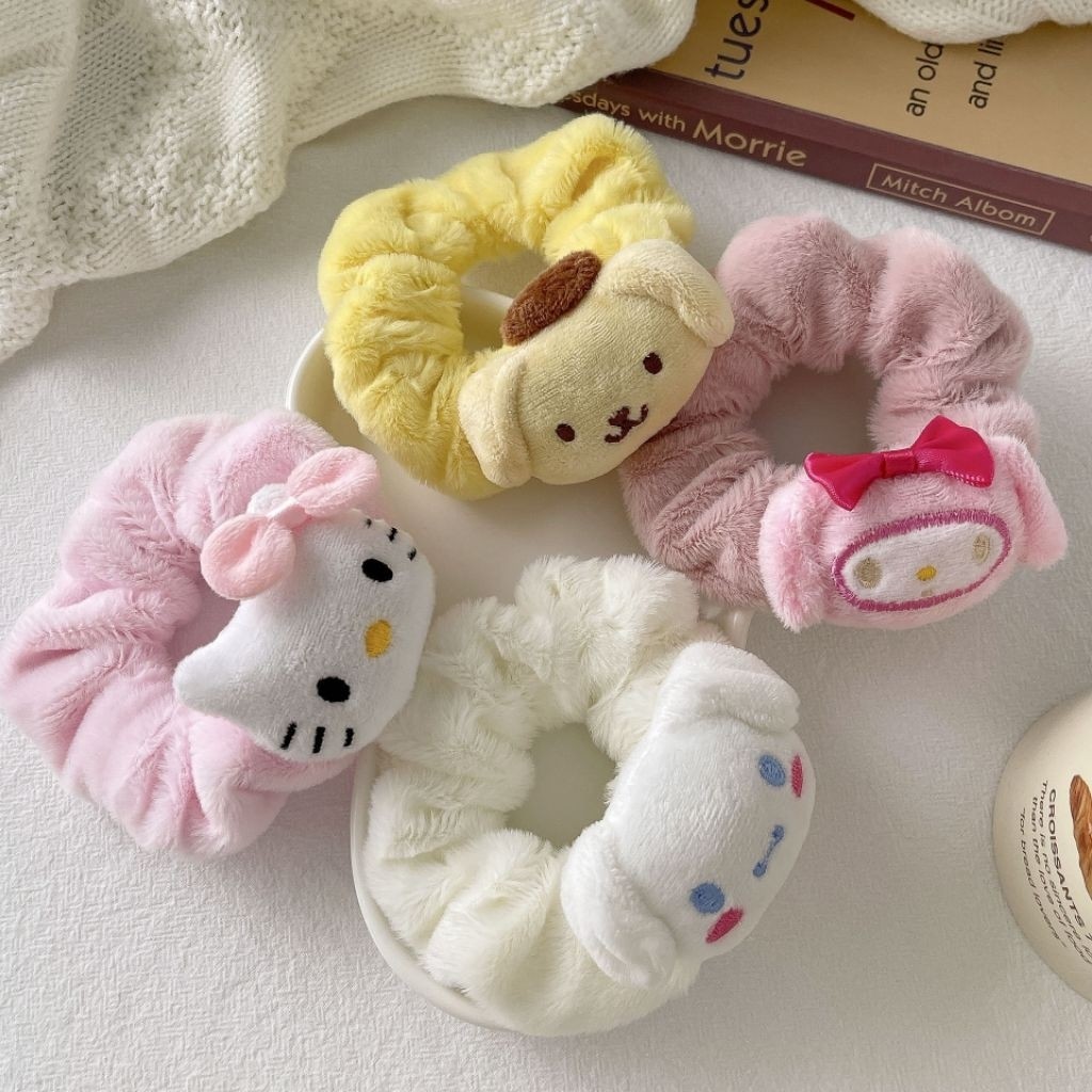 L275 ยางมัดผมซานริโอ้ น่ารัก นุ่มนิ่ม พร้อมส่งจาก กทม