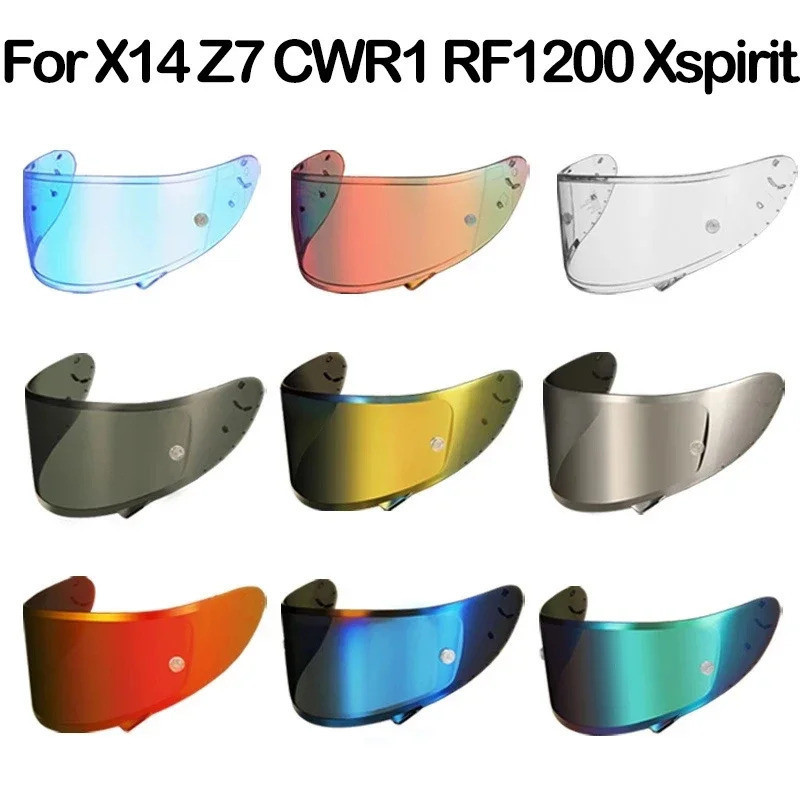 ReadyStock[2024ใหม่] หมวกกันน็อคVisorสําหรับSHOA X-14 X14 Z-7 Z7 CWR1 nxr RF-1200 RF1200 X-Spirit II