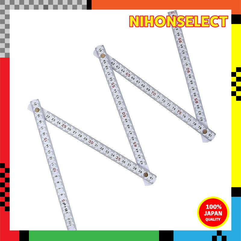 Niigata Seiki SK Fiber Folding Ruler with Gradation - 1m PFR-100CKD