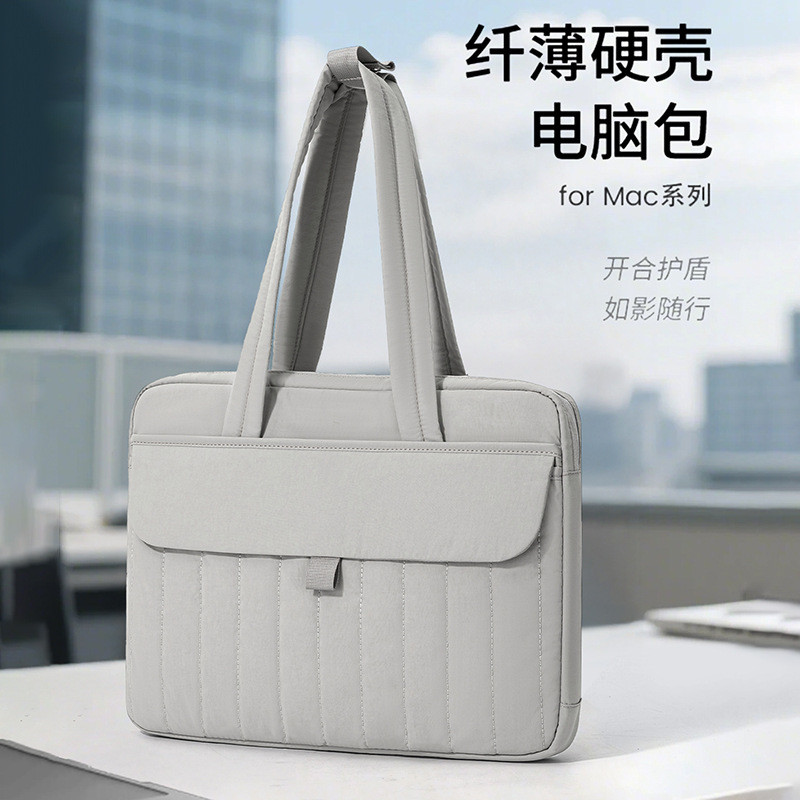 กระเป๋าแล็ปท็อปขนาด 16 นิ้วสำหรับผู้หญิง ออกแบบมาอย่างเรียบง่ายแต่อินเทรนด์หลายสี และมีช่องสำหรับใส่ iPad