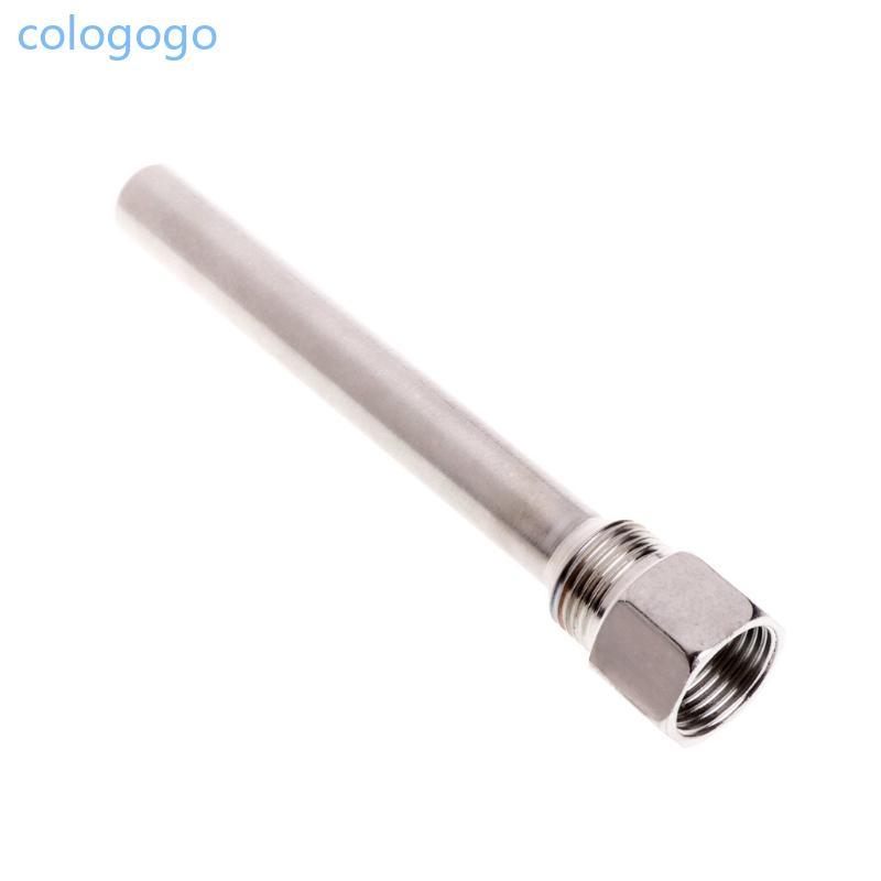 COLO ทนทาน Thermowell 304 สแตนเลส 1 2 BSP G Thread OD6mm Immersion Sleeve Pocket