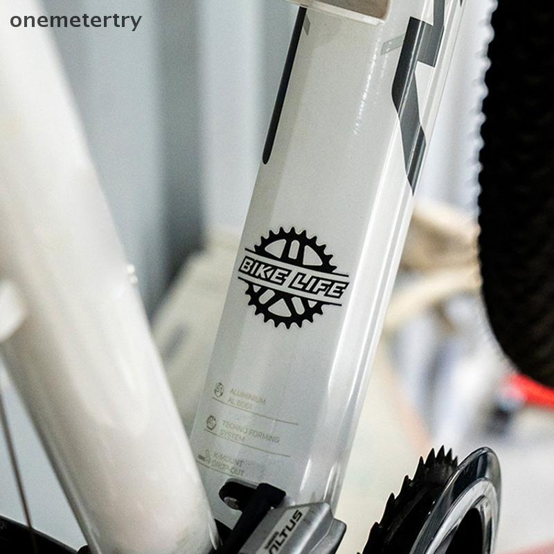 EM 1 PC BIKE LIFE สติกเกอร์จักรยานสําหรับจักรยานกรอบด้านบนหลอดตกแต่งหมวกกันน็อคไวนิล Decal สําหรับจั