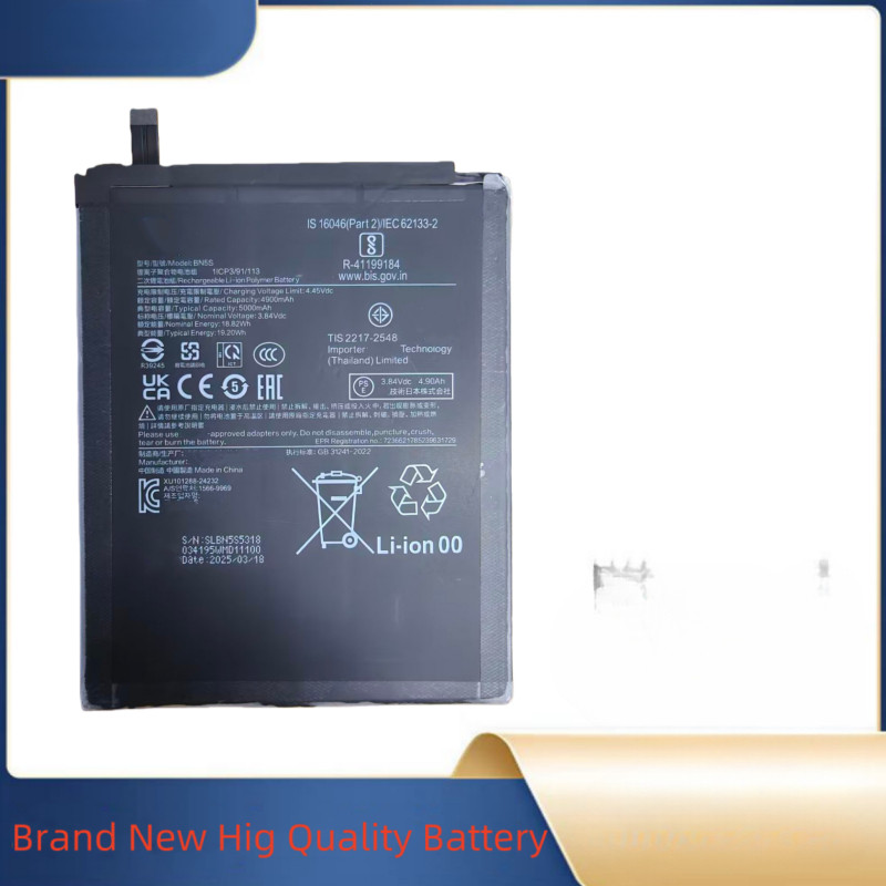 BN5S BN81 BN82 5000mAh Battery For Redmi Pad Pro 4G/Poco Pad/Pad 2022 10.6/Pad SE Battery