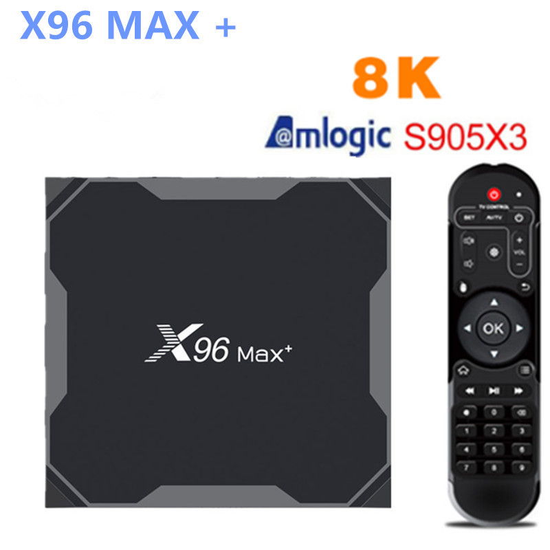 X x96 max+S905X3 Set-Top Box 4G/64G Android 9.0 100M เครือข่าย Dual-Band HD Player
