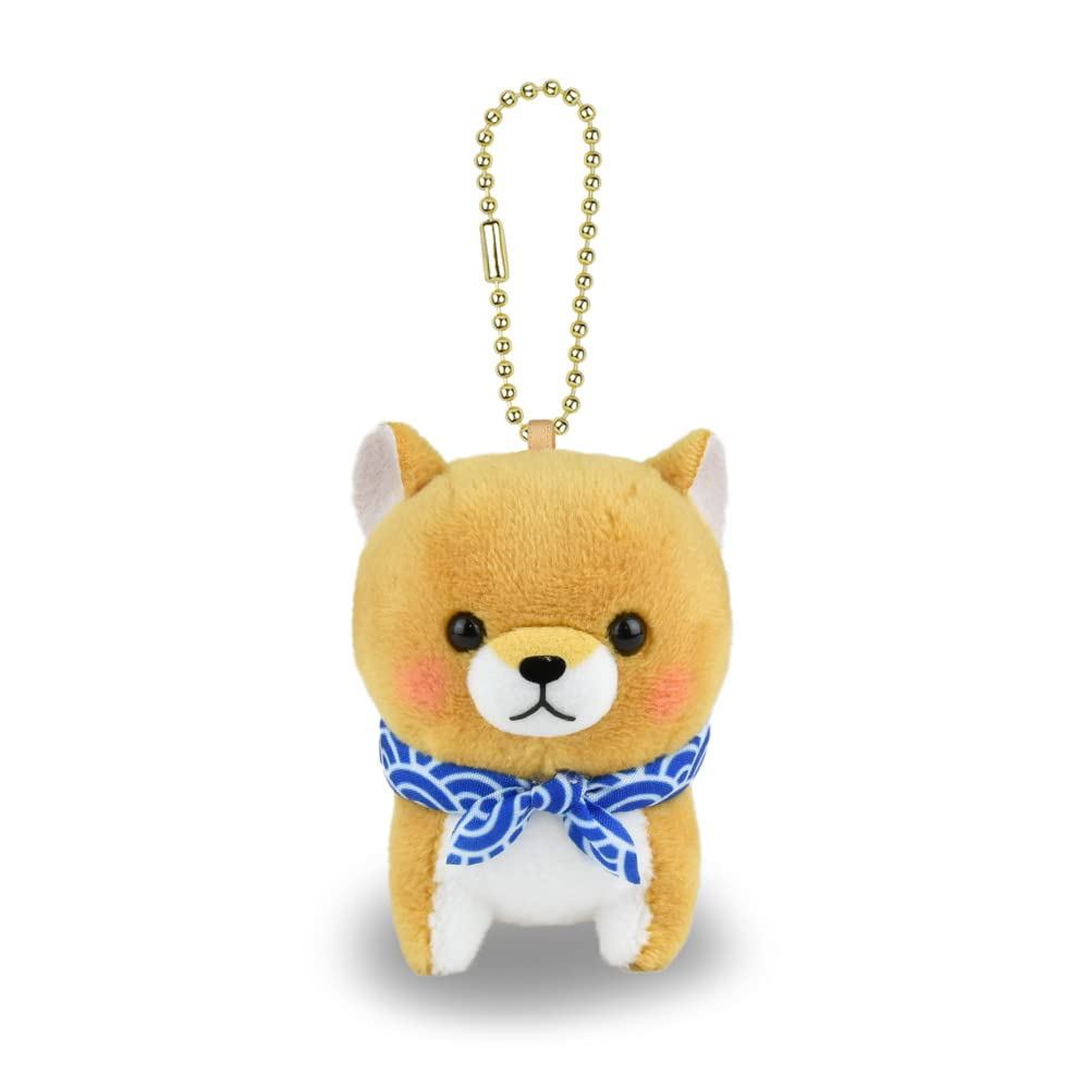 AMUFUN พวงกุญแจตุ๊กตามาสคอต สีน้ำตาล ขนาดเล็ก