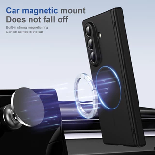สําหรับเคส Samsung Galaxy Z Fold 8/Fold 7/Fold 6/5 หุ้มด้วยฟิล์มบานพับชาร์จไร้สายแบบแม่เหล็ก
