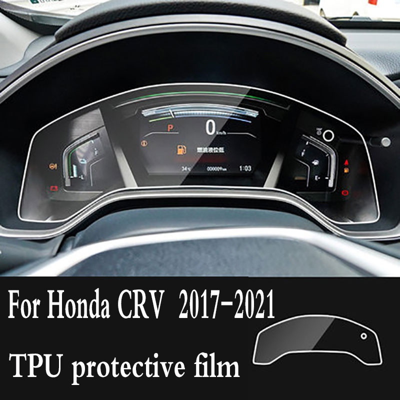 ฟิล์มกันรอยหน้าจอ LCD TPU ป้องกันรอยขีดข่วนสําหรับ Honda CR-V CRV 2017-2021 BBA