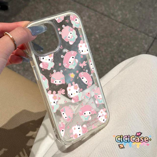 Hello Kitty My Melody น่ารัก เคสโทรศัพท์ เคสไอโฟน 17 16 สำหรับ iPhone 12 13 15 11 17 16 14 Pro Max 17AIR 16 15 14 Plus