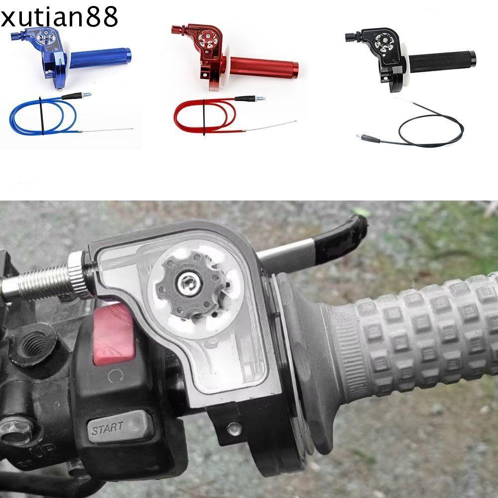 XUTIAN88HH ด้ามจับคันเร่งโรตารีรถจักรยานยนต์, อลูมิเนียมอัลลอยด์ 22 มม.เส้นผ่านศูนย์กลางคันเร่ง Twis
