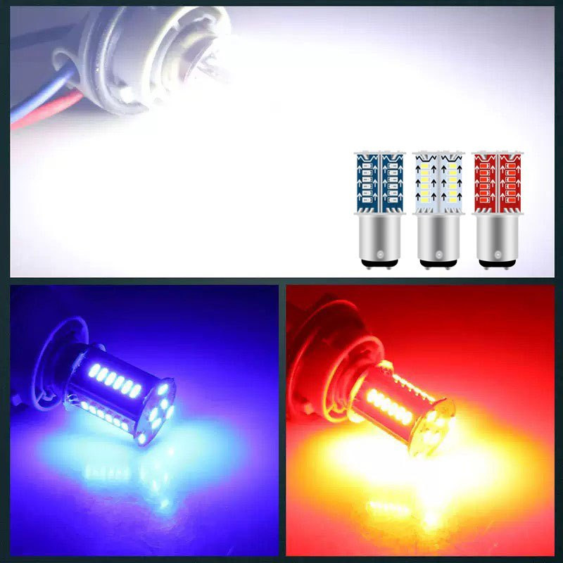 หลอดไฟเบรกท้าย LED ไฟ ไฟเบรคกระพริบ ไฟท้ายเบรคกระพริบ หลอดไฟท้าย รถจักรยานยนต์ รถยนต์ (xx115)